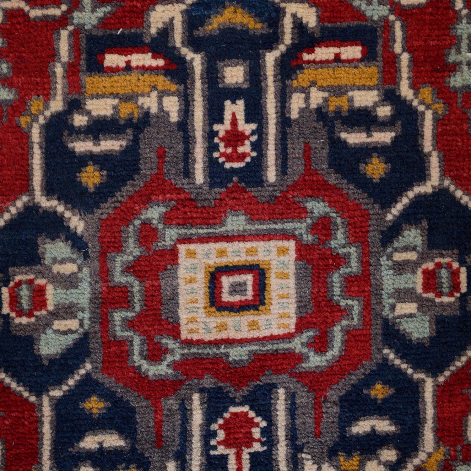 Red Color Kazak Rug 2' 8 x 3' 8 (ft) - No. G25368