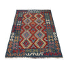 Handmade Vegetable Kilim 4' 0 x 5' 5 (ft) - No. G25395