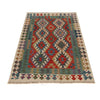 Handmade Vegetable Kilim 4' 1 x 6' 0 (ft) - No. G25435