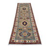 Grey Color Kazak Runner 2' 7 x 9' 8 (ft) - No. G25504