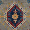 Grey Color Kazak Runner 2' 7 x 9' 8 (ft) - No. G25504