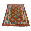 Handmade Vegetable Kilim 4' 1 x 5' 6 (ft) - No. G25534