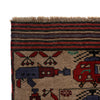 Handmade War Rug 4' 2 x 5' 5 (ft) - No. G25876