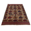 Handmade War Rug 4' 2 x 6' 2 (ft) - No. G25882