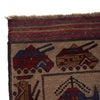 Handmade War Rug 4' 2 x 6' 2 (ft) - No. G25882