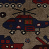 Hand Knotted War Rug 4' 2 x 5' 9 (ft) - No. G25884