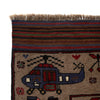 Hand Knotted War Rug 4' 0 x 5' 9 (ft) - No. G25885