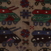 Hand Knotted War Rug 4' 0 x 5' 9 (ft) - No. G25885