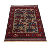 Brown War Rug 3' 1 x 4' 5 (ft) - No. G25892