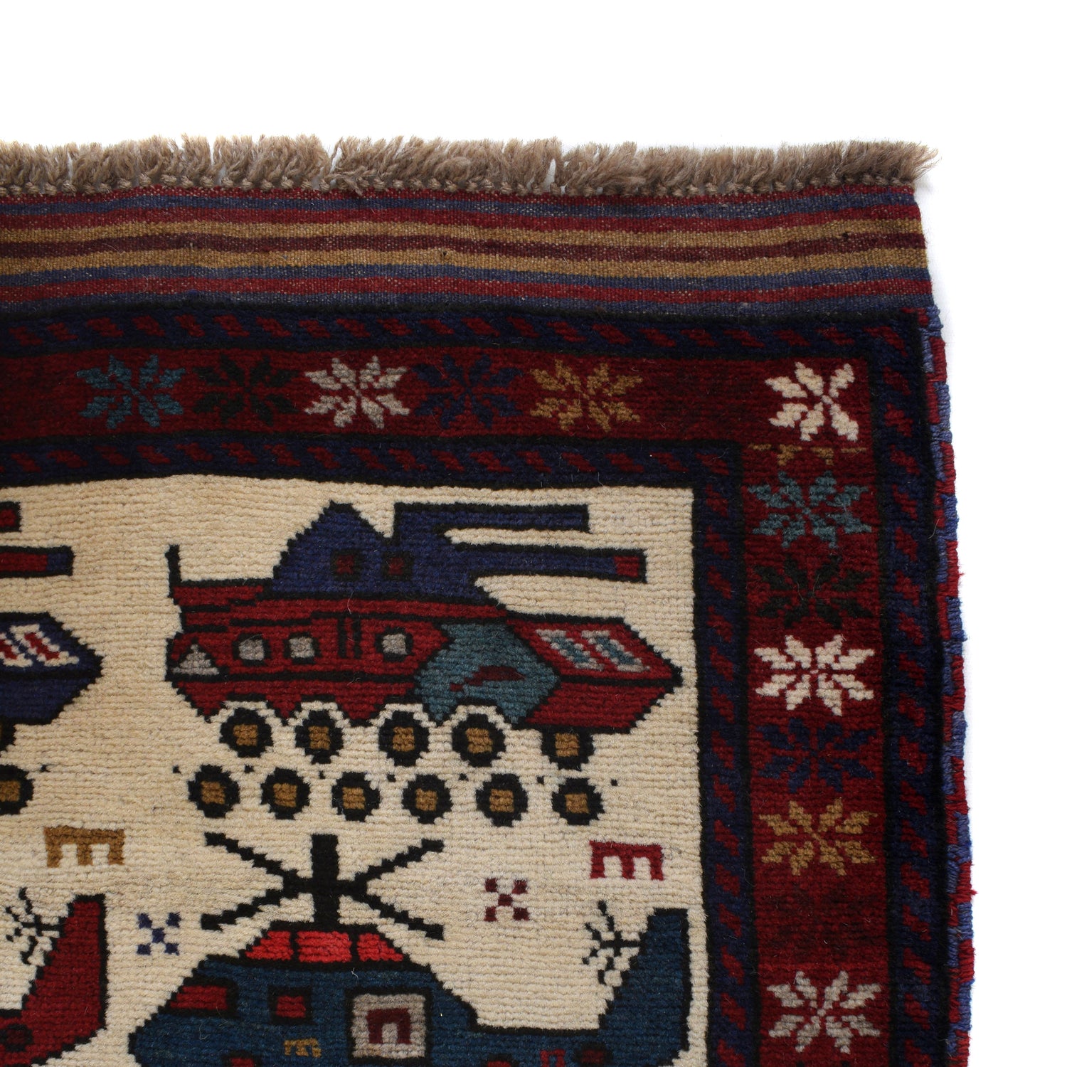 War Machine Rug Buy Small Authentic War Rug Pictorial Qaleen