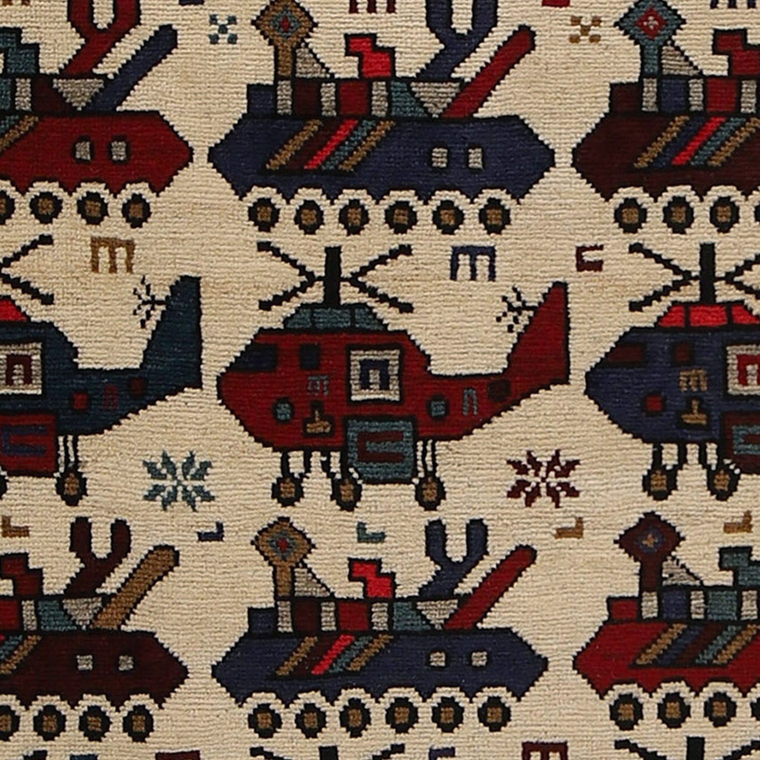 War Machine Rug Buy Small Authentic War Rug Pictorial Qaleen