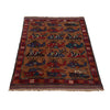 Brown War Rug 3' 1 x 4' 3 (ft) - No. G25897