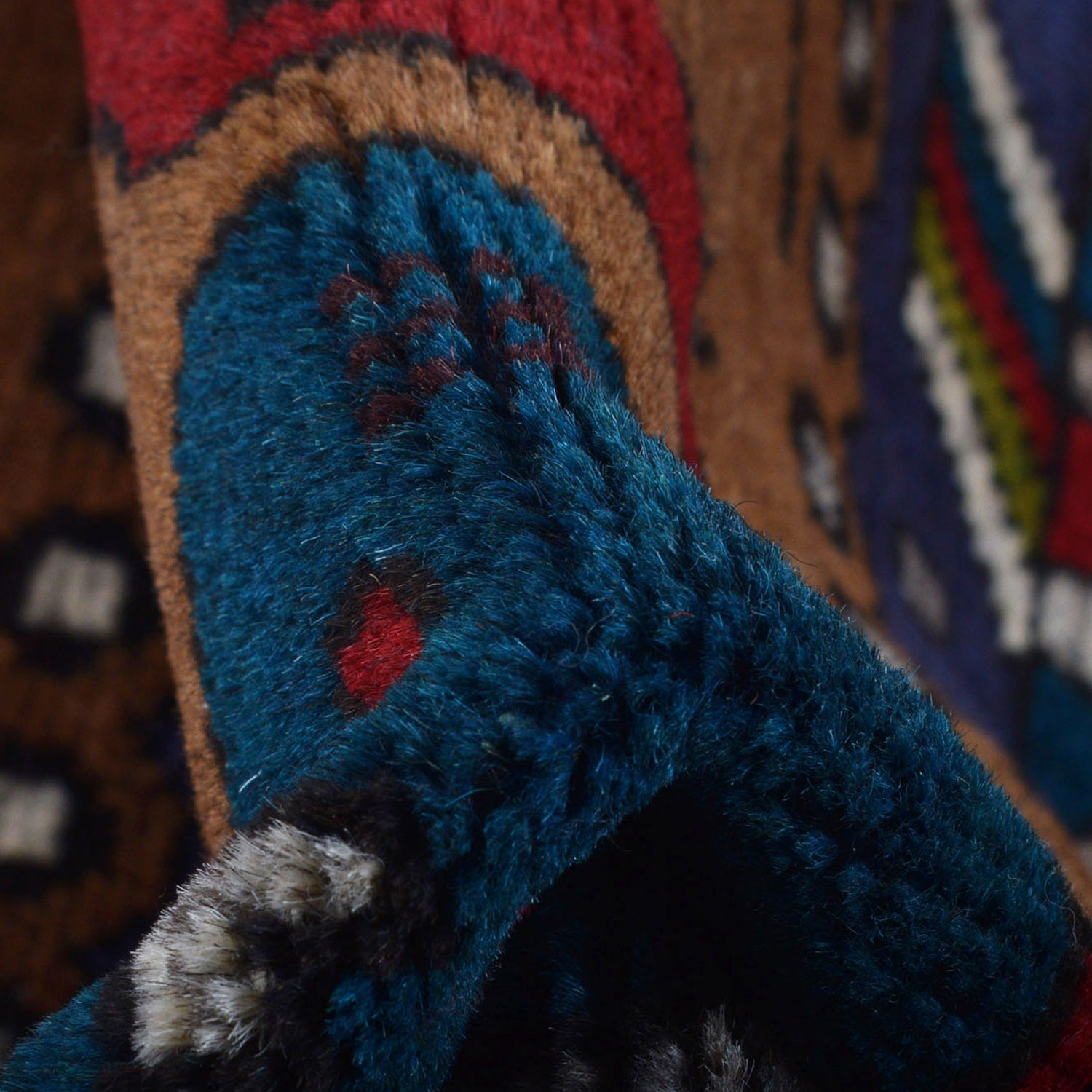 Brown War Rug 3' 1 x 4' 3 (ft) - No. G25897