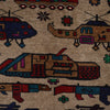 Hand Knotted War Rug 6' 3 x 9' 1 (ft) - No. G25915