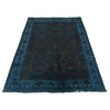 Blue Overdyed Rug 4' 2 x 5' 9 (ft) - No. G26582