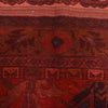 Red Overdyed Rug 4' 2 x 5' 1 (ft) - No. G26586