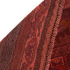 Red Overdyed Rug 4' 2 x 5' 1 (ft) - No. G26586