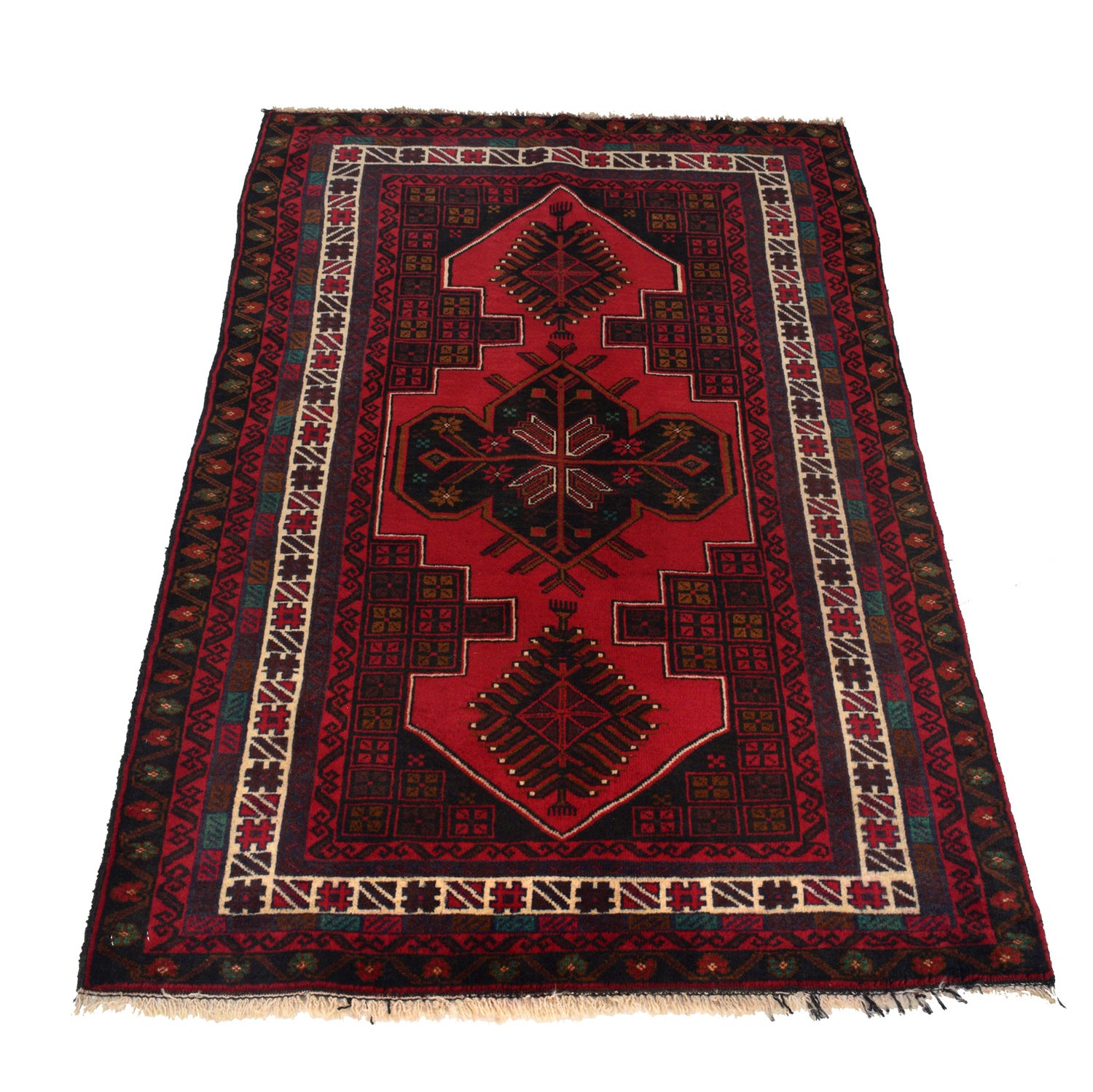 Hand Knotted Baluchi Rug 3' 0 x 4' 8 (ft) - G26589