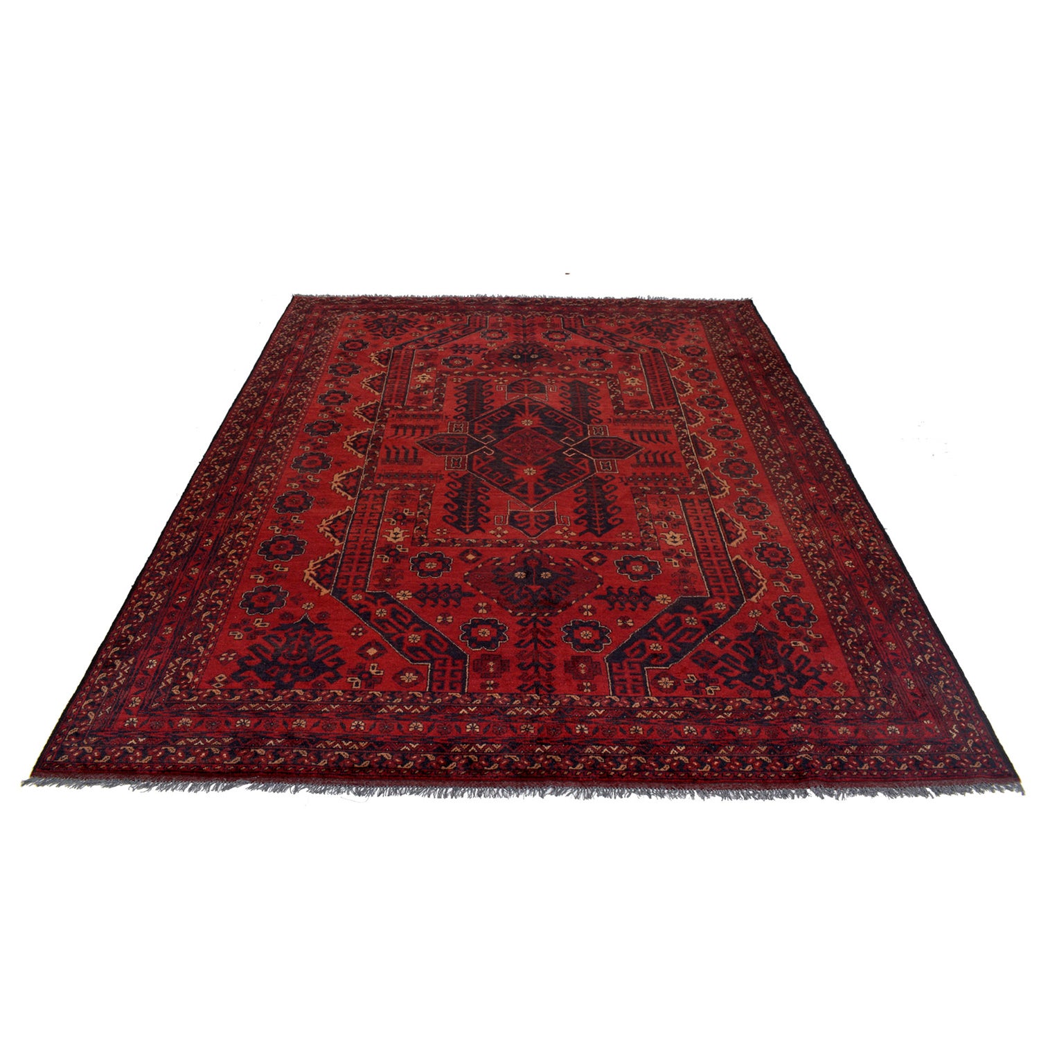 Firebrick Khal Mohammadi Rug 6' 6 x 9' 2 (ft) - No. G26647