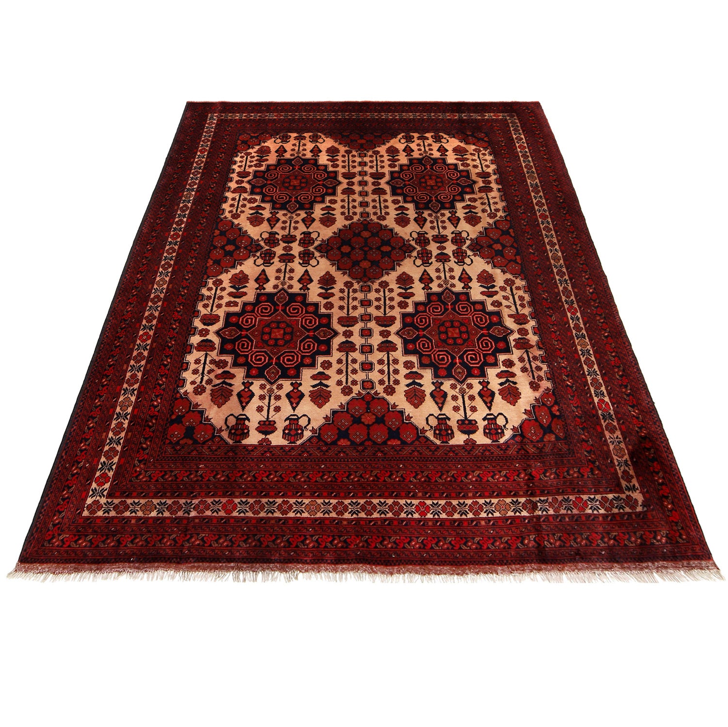 Oriental Khal Mohammadi Rug 6' 4 x 9' 4 (ft) - No. G27016