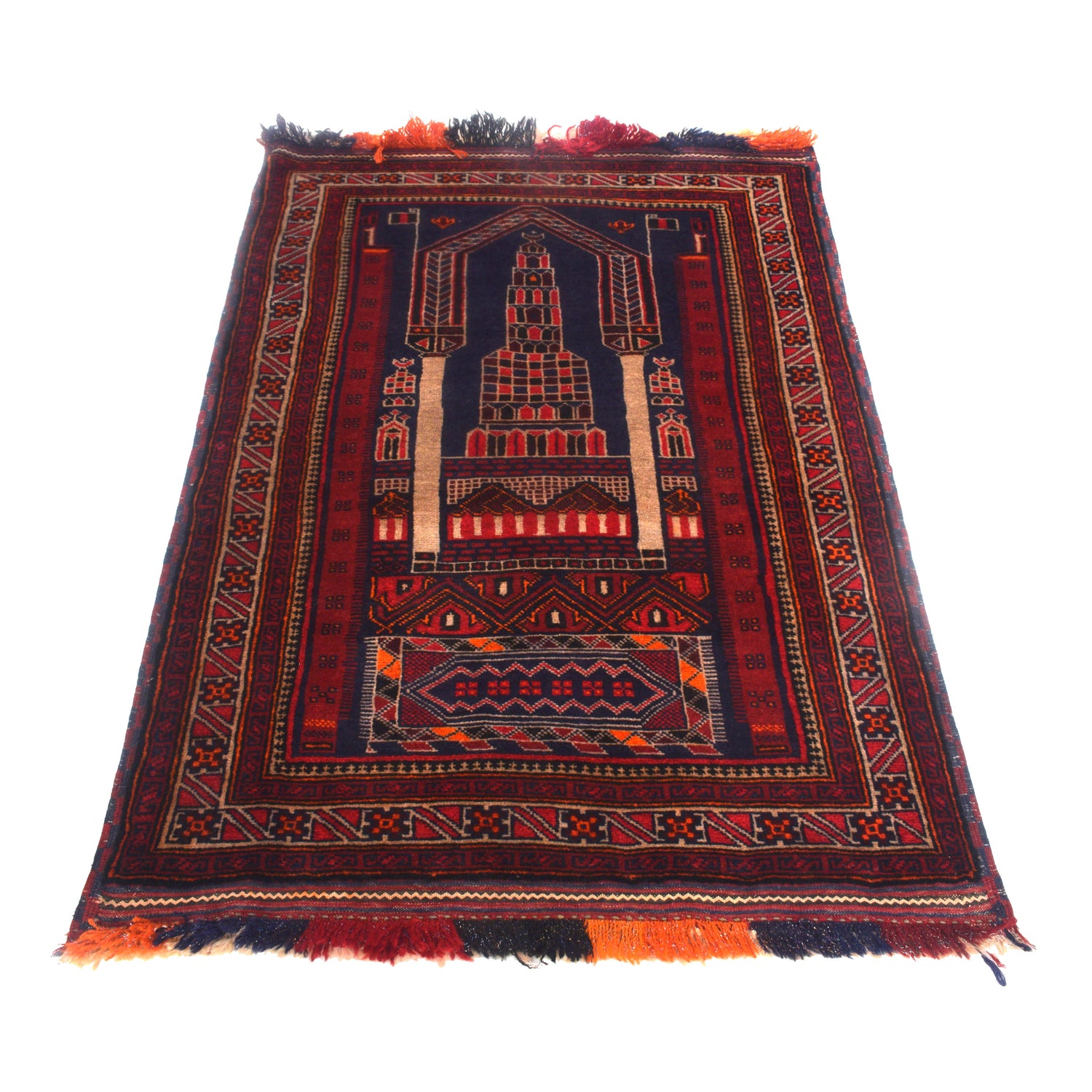 Handmade Jaye Namaz 3' 2 x 4' 9 (ft) - No. G27051a