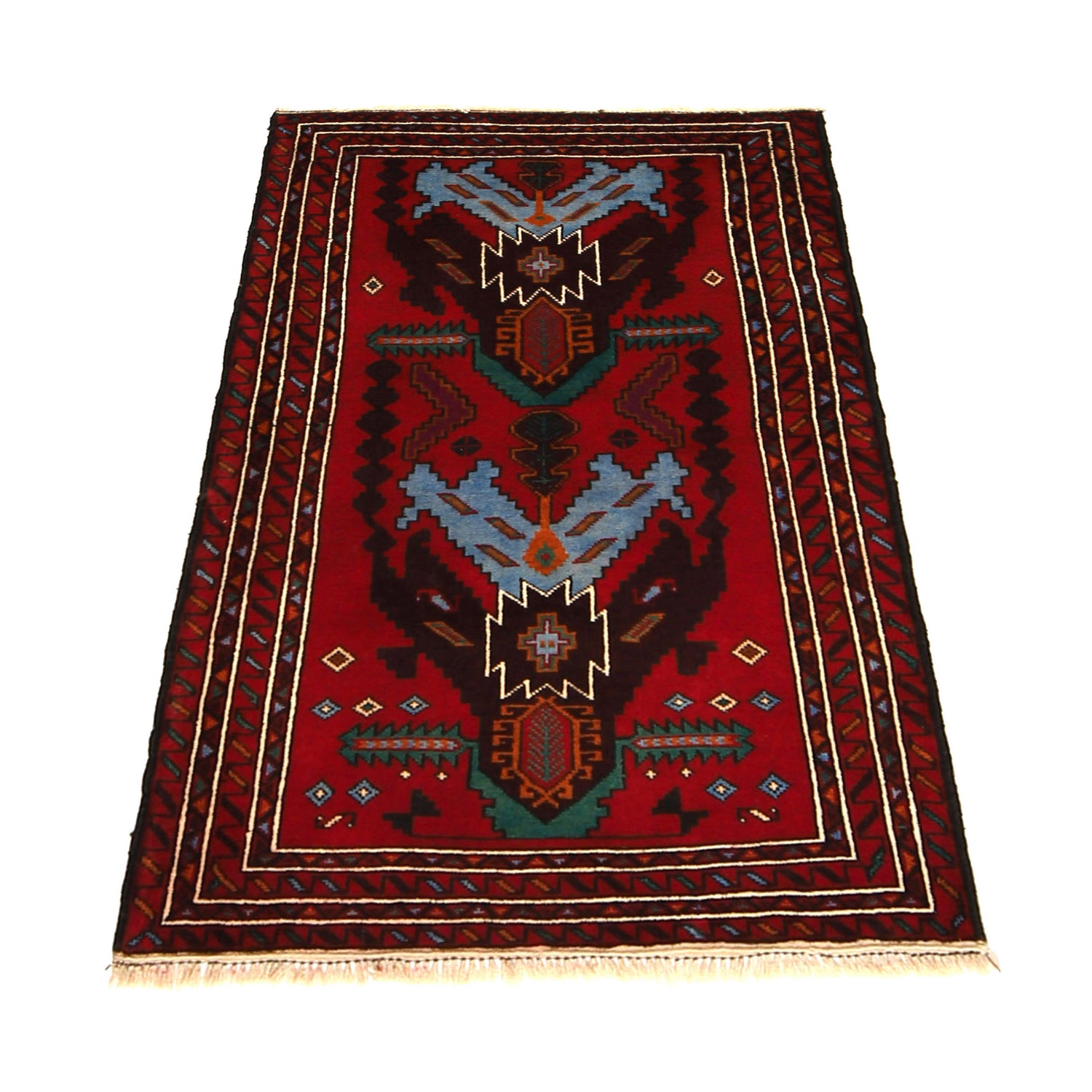 Handmade Baluchi Rug 2' 6 x 4' 4 (ft) - No. G27052