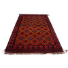 Hand Knotted Red Dhurrie  5' 7" x 9' 1" (ft) - No. G27058