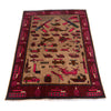 Hand Knotted War Rug 3' 3 x 4' 8 (ft) - No. G27074