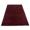 Red Color Khal Mohammadi Rug 4' 2 x 6' 2 (ft) - No. G27097