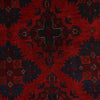 Red Color Khal Mohammadi Rug 4' 2 x 6' 2 (ft) - No. G27097