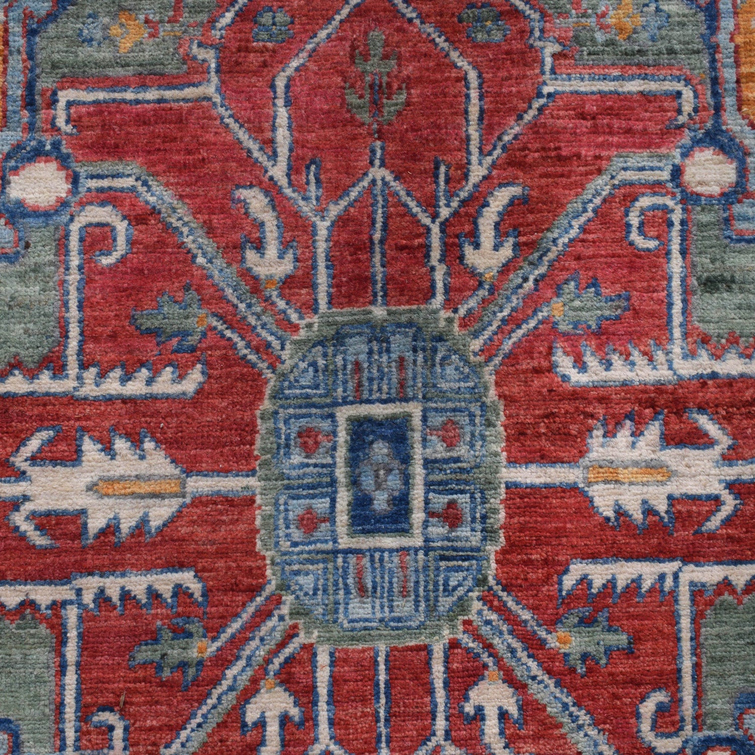 Hand Made Persian Design Heriz Rug 6' 6 x 9' 9 (ft) - No. G27117