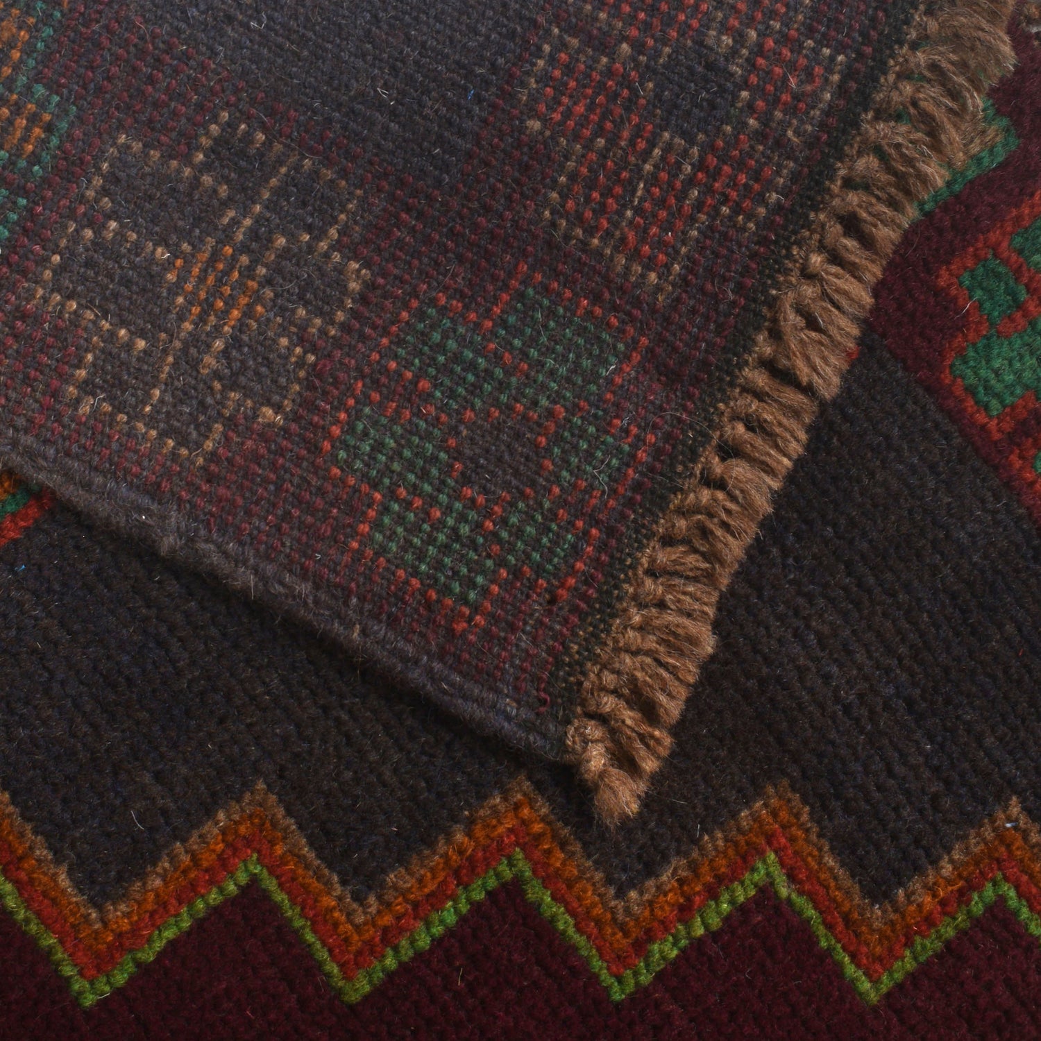 Handmade Baluchi Rug 3' 11" x 6' 3" (ft) - No. G27491