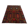 Maroon Baluchi Rug 4' 1" x 6' 4" (ft) - No. G27495