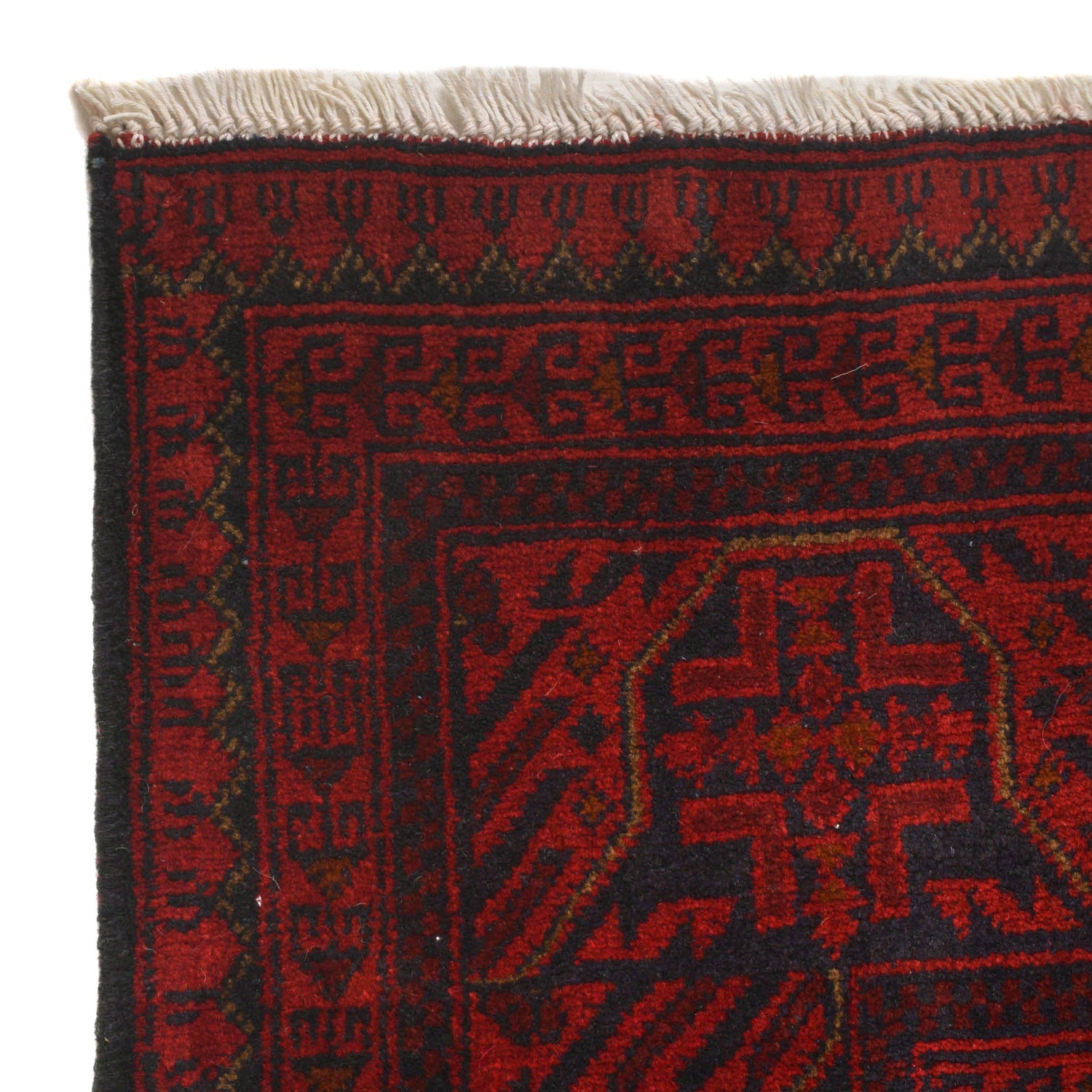Red Color Khal Mohammadi Carpet 4' 10" x 6' 6" (ft) - No. G27504