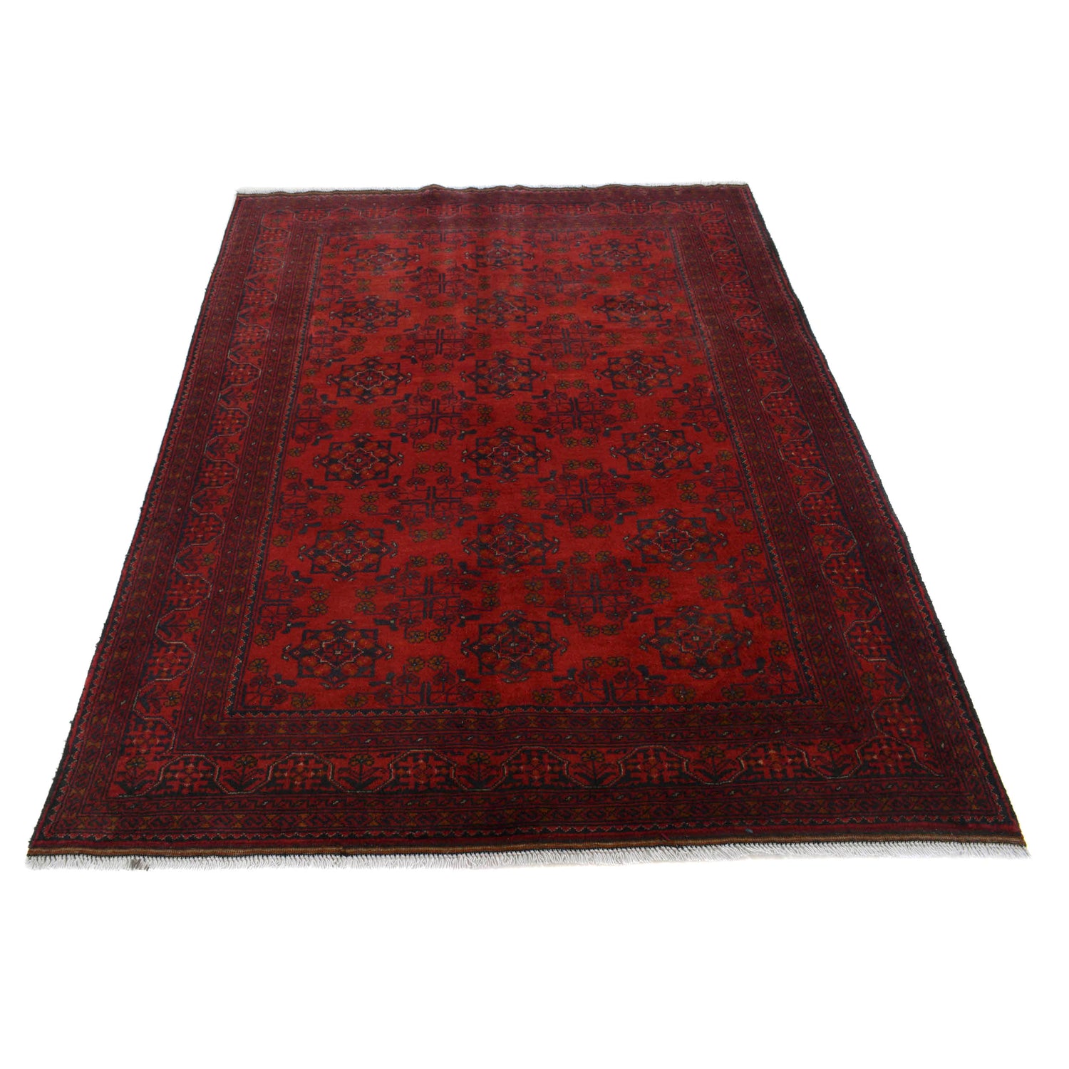 Handmade Khal Mohammadi Carpet 4' 10" x 6' 9" (ft) - No. G27505