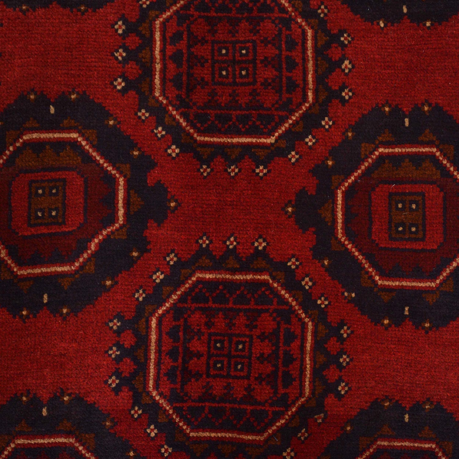 Red Color Khal Mohammadi Rug 4' 11" x 6' 8" (ft) - No. G27506