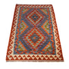 Handmade Vegetable Kilim 2' 9" x 4' 2" (ft) - No. G27569