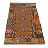 Handmade Vegetable Kilim 2' 10" x 4' 5" (ft) - No. G27583