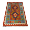 Handmade Vegetable Kilim 2' 9" x 4' 7" (ft) - No. G27584