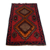 Hand Knotted Baluchi Carpet 2' 8" x 4' 4" (ft) - No. G27654