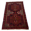 Hand Knotted Baluchi Carpet 2' 7" x 4' 5" (ft) - No. G27673