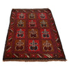 Tribal Baloch Carpet 3' 0" x 4' 7" (ft) - No. G27722