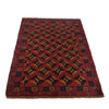 Red Color Baluchi Carpet 2' 11" x 4' 5" (ft) - No. G27730