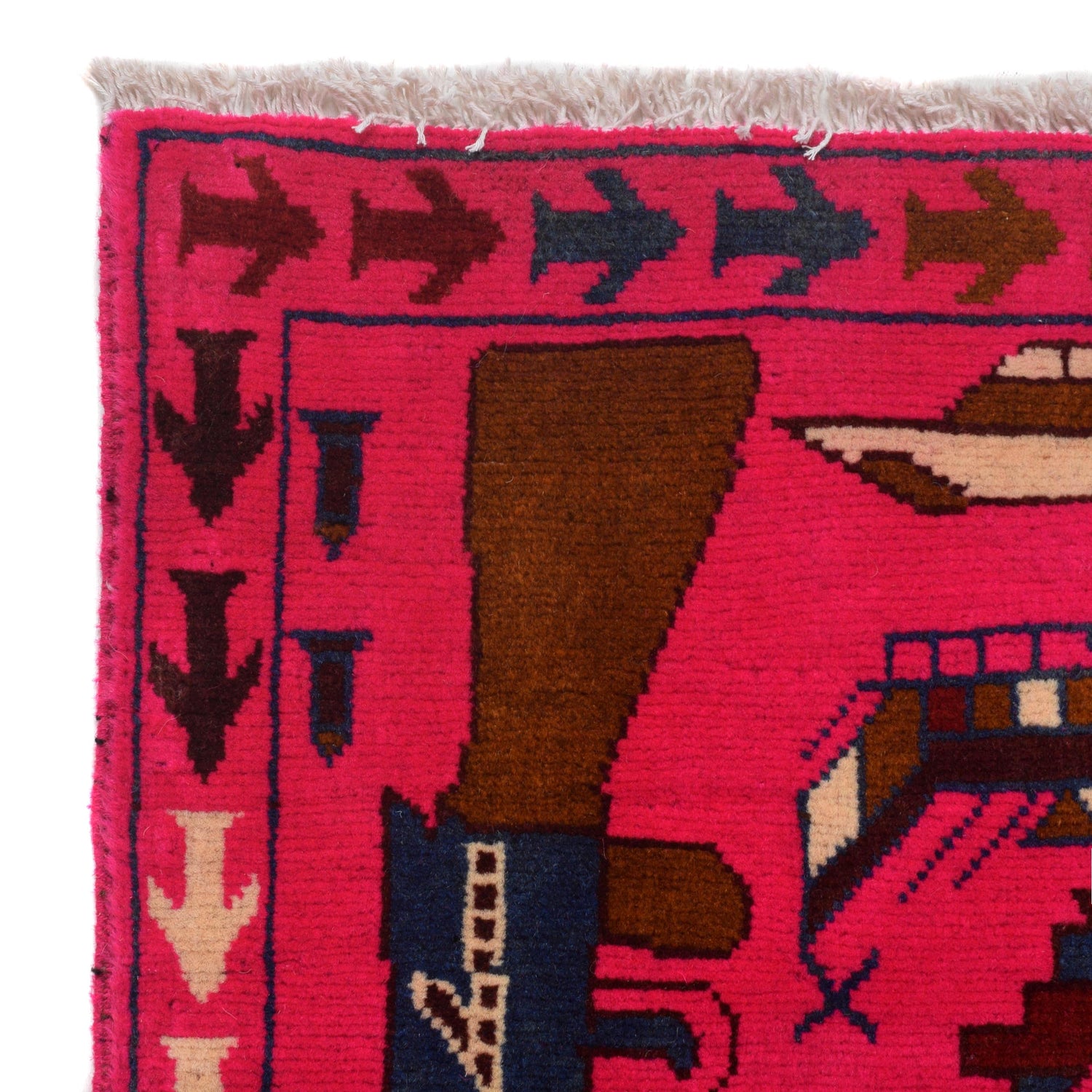 Hand Knotted War Rug 2' 7" x 4' 0" (ft) - No. G28092