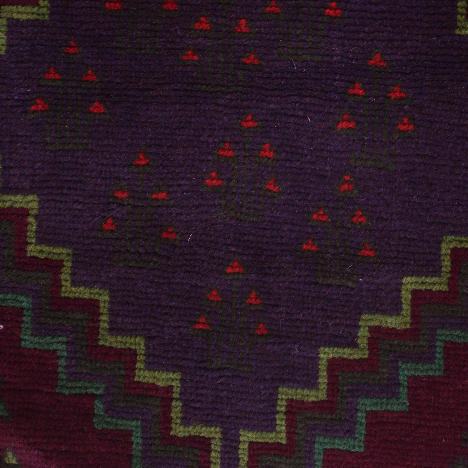 Hand Knotted Baluchi Rug 4' 5" x 6' 4" (ft) - No. G29013