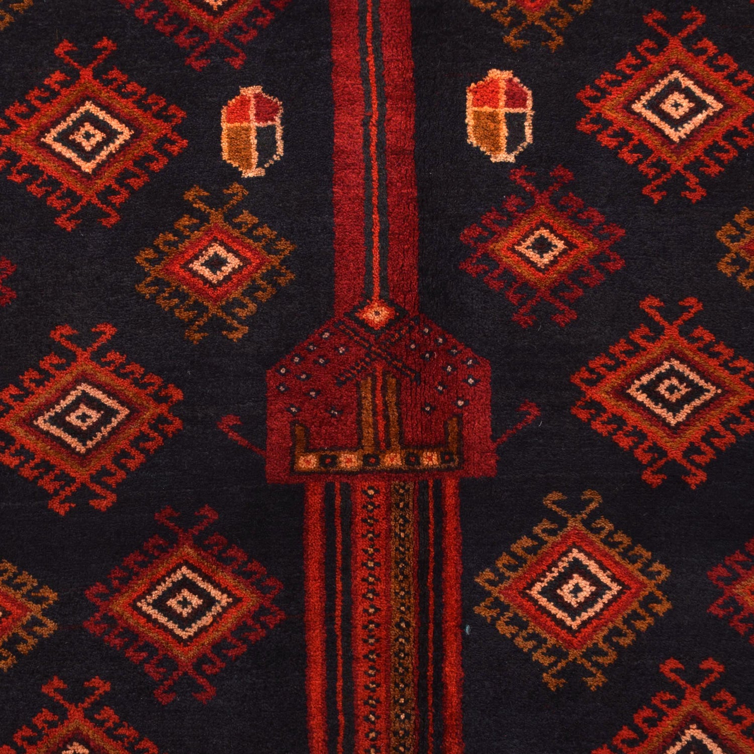 Tribal Baloch Carpet 4' 4" x 8' 7" (ft) - No. G29026