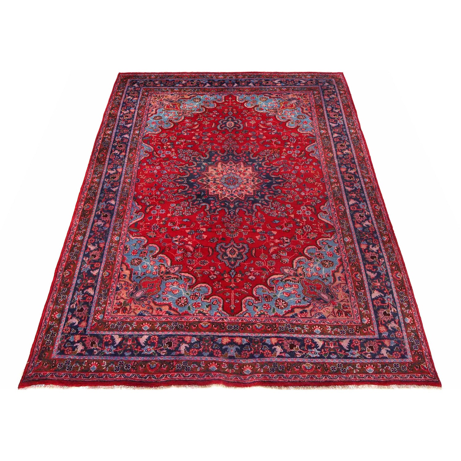 Kashan Rug 6' 6" x 9' 9" (ft) - No. G29030