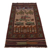 Hand Knotted War Rug 2' 8" x 4' 9" (ft) - No. G29038