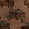 Handmade War Rug 3' 5" x 4' 4" (ft) - No. G29039