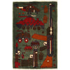 Handmade War Rug 2' 0" x 3' 0" (ft) - No. G29044